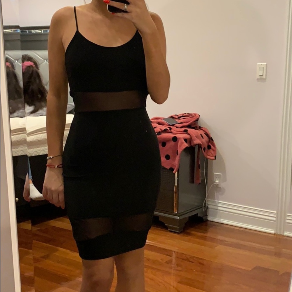 Black Strapped Dress
